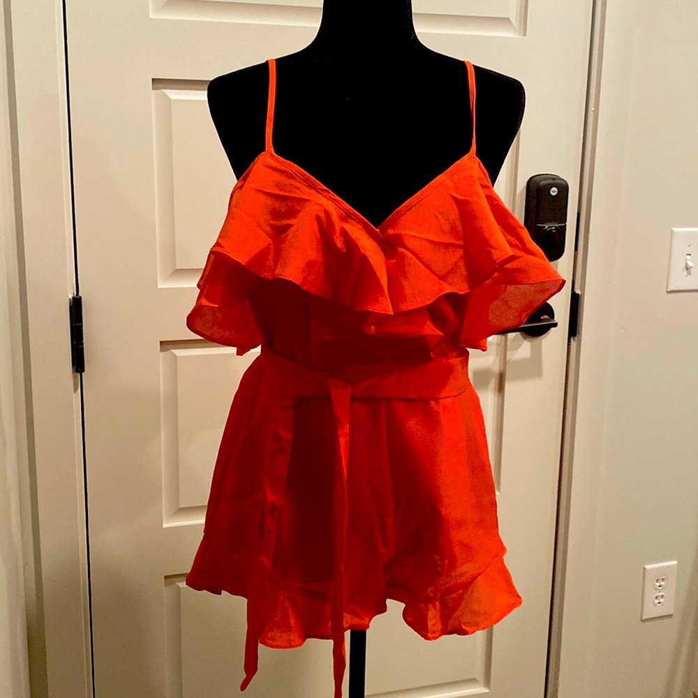 Bardot Sleeve Romper 💃🏾
